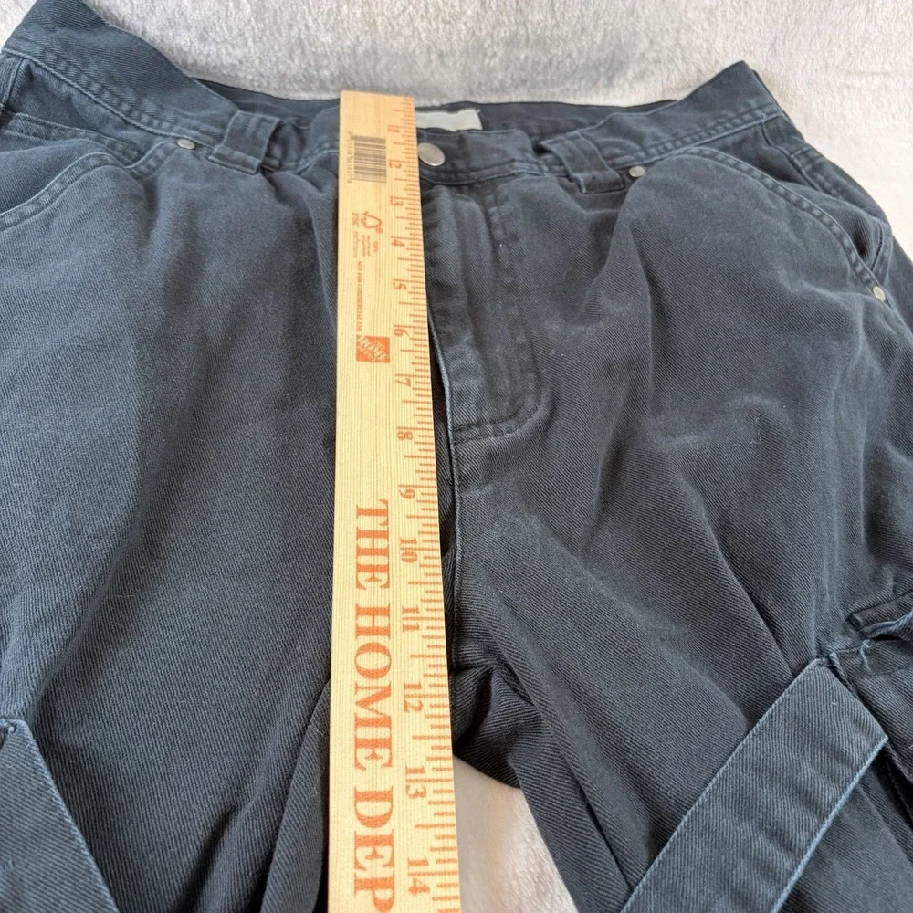 Standard Cloth (Urban Outfitters) Flared Utility Cargo Pants Med -‎ Washed Black